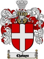 Chaboya coat of arms family crest download