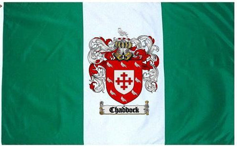 Chaddock family crest coat of arms flag