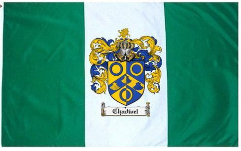 Chadwel family crest coat of arms flag