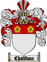 Chalifoux coat of arms family crest download