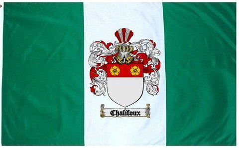 Chalifoux family crest coat of arms flag