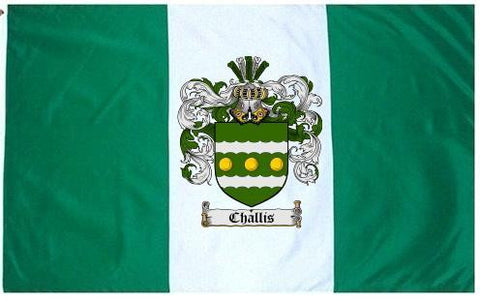 Challis family crest coat of arms flag