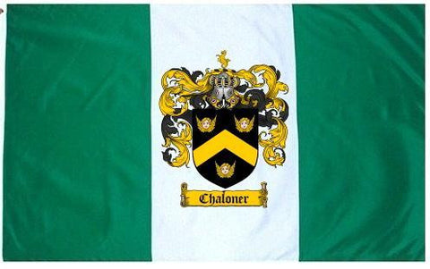 Chaloner family crest coat of arms flag