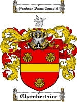 Chamberlaine coat of arms family crest download