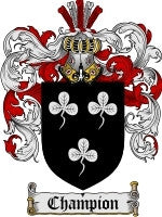 Champion coat of arms family crest download