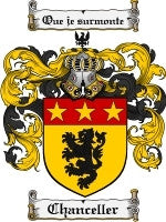 Chanceller coat of arms family crest download