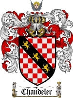 Chandeler coat of arms family crest download