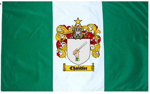 Chandlee family crest coat of arms flag