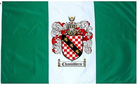 Channdlers family crest coat of arms flag