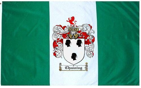 Channing family crest coat of arms flag