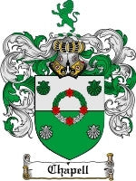 Chapell coat of arms family crest download