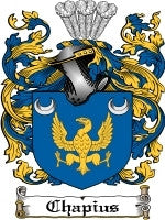 Chapius coat of arms family crest download