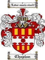 Chaplan coat of arms family crest download