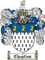 Chaplins coat of arms family crest download