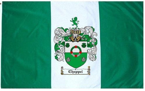 Chappel family crest coat of arms flag