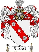 Charest coat of arms family crest download