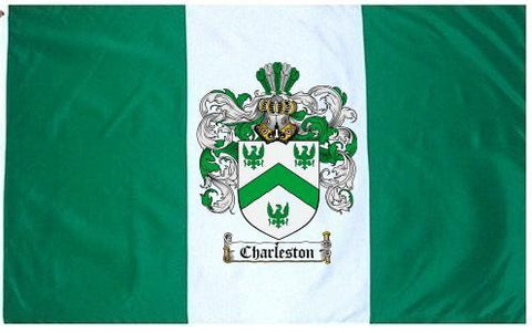Charleston family crest coat of arms flag