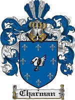 Charman coat of arms family crest download