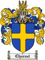 Charnel coat of arms family crest download