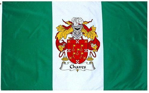 Chaves family crest coat of arms flag