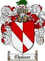 Chawcer coat of arms family crest download