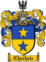 Chechele coat of arms family crest download