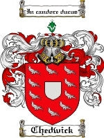 Chedwick coat of arms family crest download