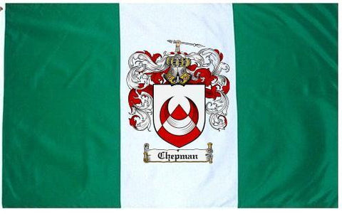 Chepman family crest coat of arms flag
