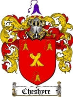 Cheshyre coat of arms family crest download