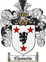 Chessells coat of arms family crest download