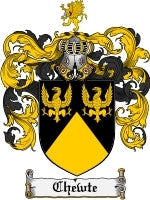 Chewte coat of arms family crest download