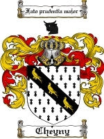 Cheyny coat of arms family crest download