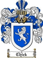 Chick coat of arms family crest download