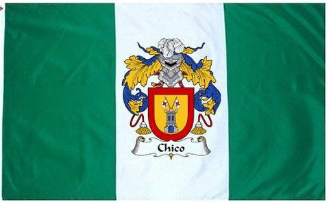 Chico family crest coat of arms flag