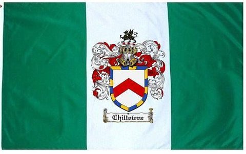 Chiltowne family crest coat of arms flag