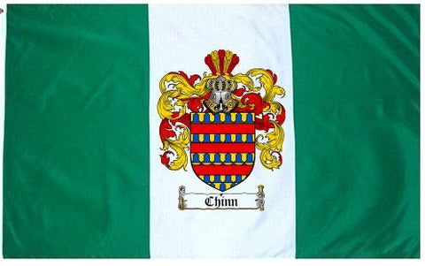 Chinn family crest coat of arms flag