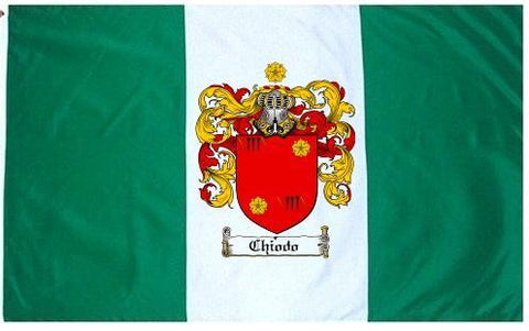 Chiodo family crest coat of arms flag