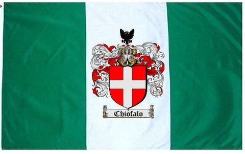 Chiofalo family crest coat of arms flag