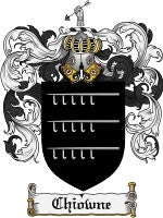Chiowne coat of arms family crest download