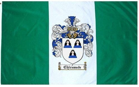 Chirnsede family crest coat of arms flag