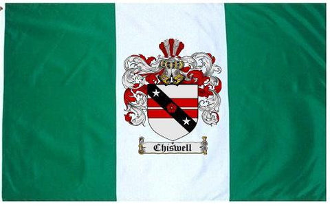 Chiswell family crest coat of arms flag
