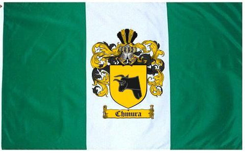 Chmura family crest coat of arms flag