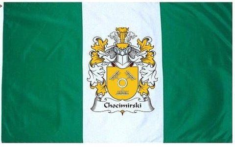 Chocimirski family crest coat of arms flag