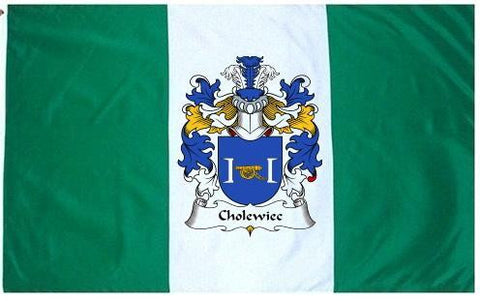 Cholewiec family crest coat of arms flag
