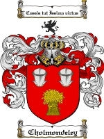 Cholmondeley coat of arms family crest download