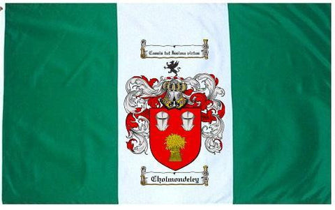Cholmondeley family crest coat of arms flag