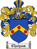 Choques coat of arms family crest download