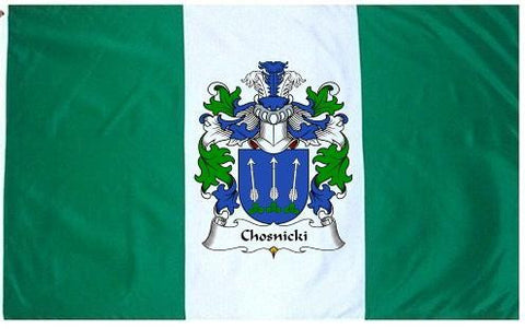 Chosnicki family crest coat of arms flag