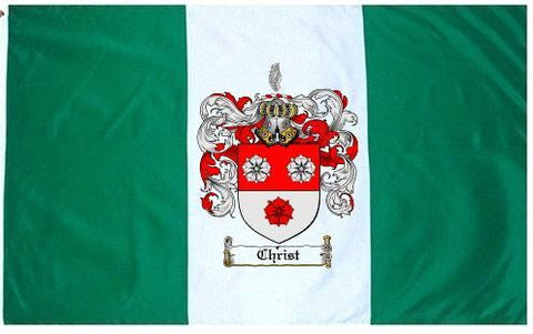 Christ family crest coat of arms flag