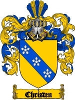 Christen coat of arms family crest download